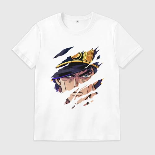 Мужская футболка хлопок JoJo`s Bizarre Adventure, главный герой
