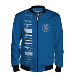 Мужской бомбер 3D PSG Paris Saint Germain white line sport