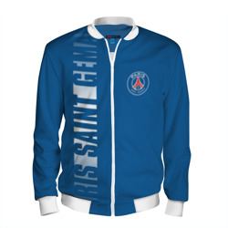 Мужской бомбер 3D PSG Paris Saint Germain white line sport