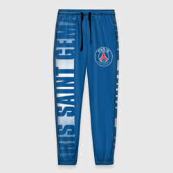 Мужские брюки 3D PSG Paris Saint Germain white line sport