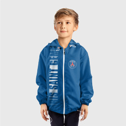 Детская ветровка 3D PSG Paris Saint Germain white line sport - фото 2