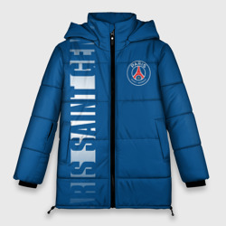 Женская зимняя куртка Oversize PSG Paris Saint Germain white line sport