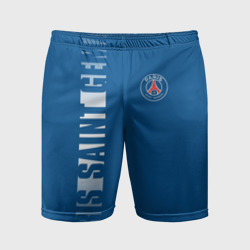 Мужские шорты спортивные PSG Paris Saint Germain white line sport