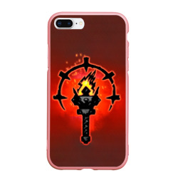 Чехол для iPhone 7Plus/8 Plus матовый Darkest Dungeon Факел