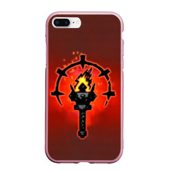 Чехол для iPhone 7Plus/8 Plus матовый Darkest Dungeon Факел