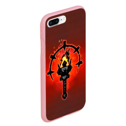 Чехол для iPhone 7Plus/8 Plus матовый Darkest Dungeon Факел - фото 2