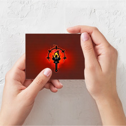 Поздравительная открытка Darkest Dungeon Факел - фото 2