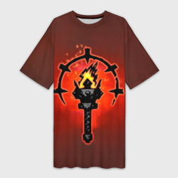 Платье-футболка 3D Darkest Dungeon Факел