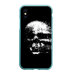 Чехол для iPhone XS Max матовый Skull's glitch