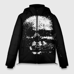 Мужская зимняя куртка 3D Skull's glitch