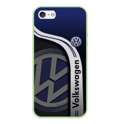 Чехол для iPhone 5/5S матовый Volkswagen. Фольксваген