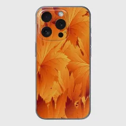 Чехол для iPhone 15 Pro Max силиконовый с защитой камеры Кленовая сладость