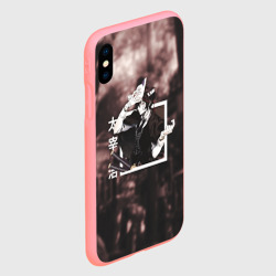 Чехол для iPhone XS Max матовый Дазай Осаму в маске лиса - фото 2