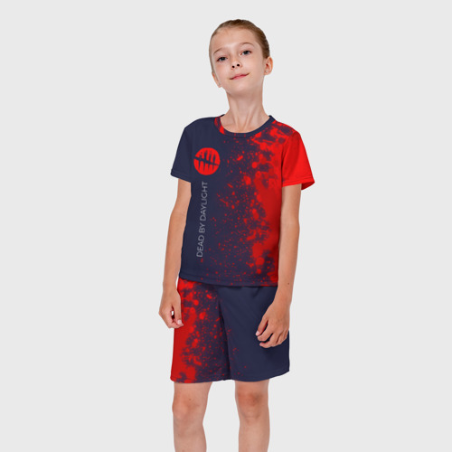 Детский костюм с шортами 3D Dead by Daylight - Брызги По вертикали, цвет 3D печать - фото 5