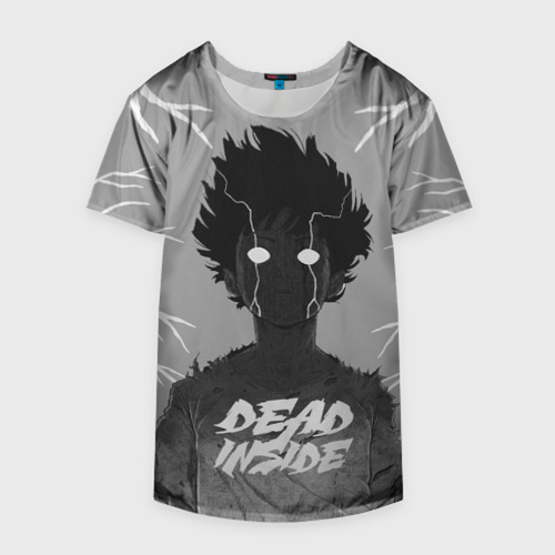 Накидка на куртку 3D DEAD INSIDE - Mob psycho, цвет 3D печать - фото 4