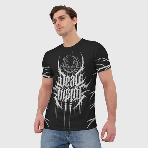 Мужская футболка 3D с принтом Dead Inside Мрак, фото на моделе #1
