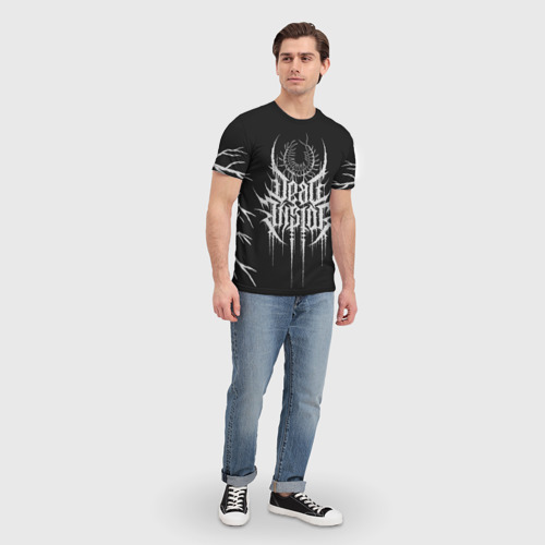 Мужская футболка 3D с принтом Dead Inside Мрак, вид сбоку #3