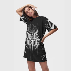Платье-футболка 3D Dead Inside Мрак - фото 2