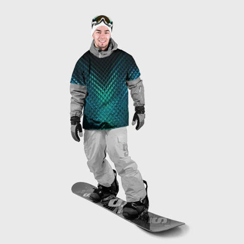 Накидка на куртку 3D Стальная чешуя