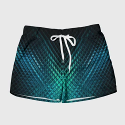 Женские шорты 3D Стальная чешуя