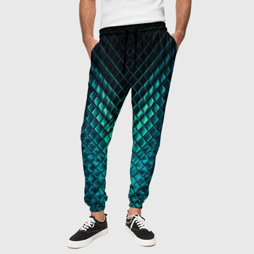 Мужские брюки 3D Стальная чешуя, цвет 3D печать - фото 4
