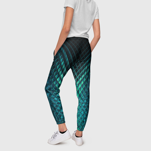 Женские брюки 3D Стальная чешуя, цвет 3D печать - фото 4