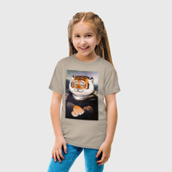 Детская футболка хлопок Тигр - Мона Лиза - фото 2