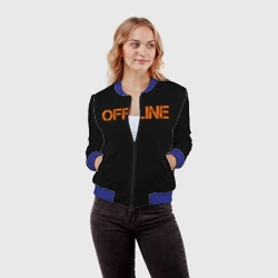 Женский бомбер 3D Офлайн/offline - фото 2