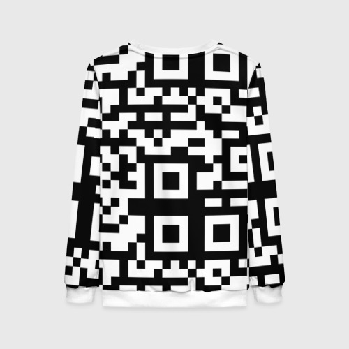 Женский свитшот 3D qr code/куаркод, цвет 3D печать - фото 2