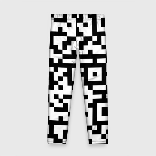 Детские леггинсы 3D qr code/куаркод - фото 2