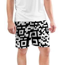 Мужские шорты спортивные qr code/куаркод - фото 2