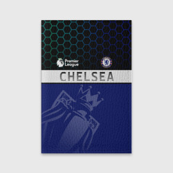 Обложка для паспорта матовая кожа FC Chelsea London ФК Челси Лонон