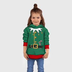 Детская толстовка 3D Christmas Elf Outfit - фото 2