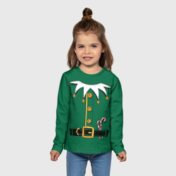 Детский лонгслив 3D Christmas Elf Outfit - фото 2