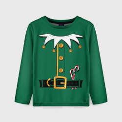 Детский лонгслив 3D Christmas Elf Outfit