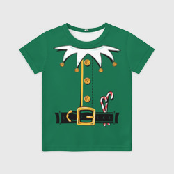 Детская футболка 3D Christmas Elf Outfit