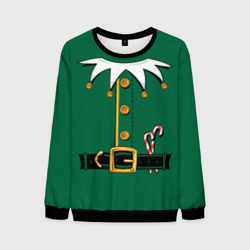 Christmas Elf Outfit – Свитшот с принтом купить со скидкой в -35%