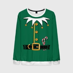 Мужской свитшот 3D Christmas Elf Outfit