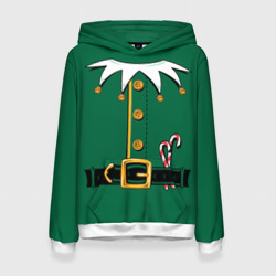 Женская толстовка 3D Christmas Elf Outfit