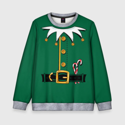 Детский свитшот 3D Christmas Elf Outfit