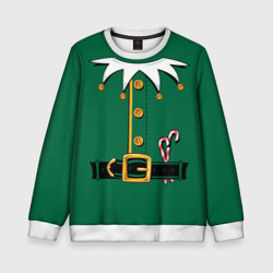 Детский свитшот 3D Christmas Elf Outfit