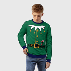 Детский свитшот 3D Christmas Elf Outfit - фото 2