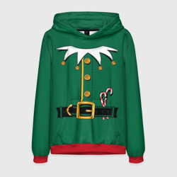 Мужская толстовка 3D Christmas Elf Outfit