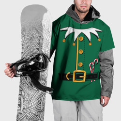 Накидка на куртку 3D Christmas Elf Outfit
