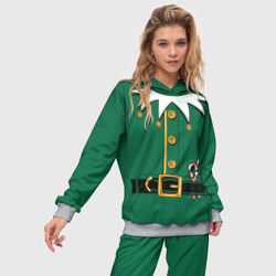 Женский костюм с толстовкой 3D Christmas Elf Outfit - фото 2