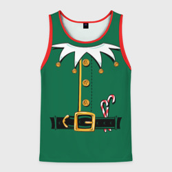 Мужская майка 3D Christmas Elf Outfit