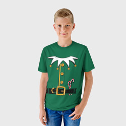 Детская футболка 3D Christmas Elf Outfit - фото 2