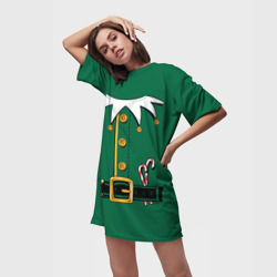 Платье-футболка 3D Christmas Elf Outfit - фото 2