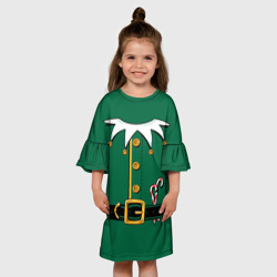 Детское платье 3D Christmas Elf Outfit - фото 2