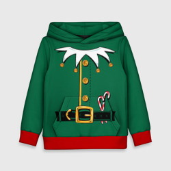 Детская толстовка 3D Christmas Elf Outfit